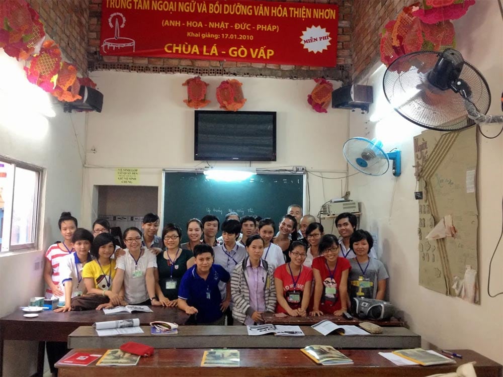 Lớp học miễn phí tại Trung tâm Thiện Nhơn – nơi lan tỏa tri thức và yêu thương suốt hơn một thập kỷ 